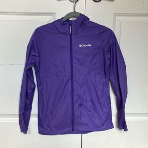 Columbia Girls' Switchback II Rain Jacket, Paisley Purple, Girls Large